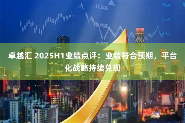 卓越汇 2025H1业绩点评：业绩符合预期，平台化战略持续兑现