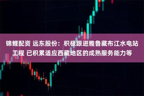 锦鲤配资 远东股份:积极跟进雅鲁藏布江水电站工程 已积累适应西藏地区的成熟服务能力等