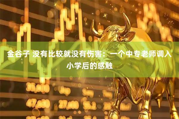 金谷子 没有比较就没有伤害：一个中专老师调入小学后的感触